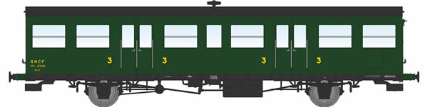 REE Modeles VB-148 - 3rd Class Passenger Coach VOITURE
